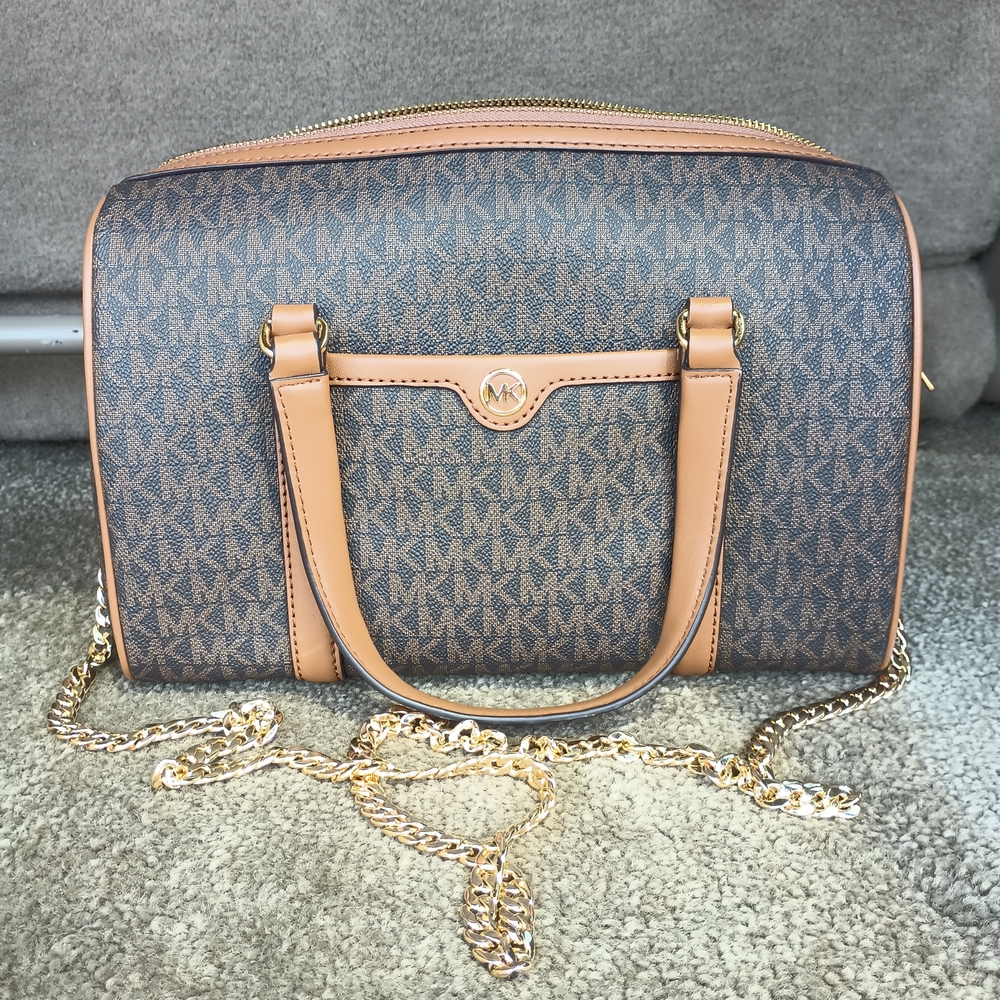 Michael Kors Brown and Tan Women's Bag